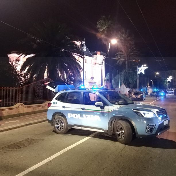Sanremo: allarme bomba a Villa Nobel, intervento della Polizia e corso Cavallotti chiuso (Foto)