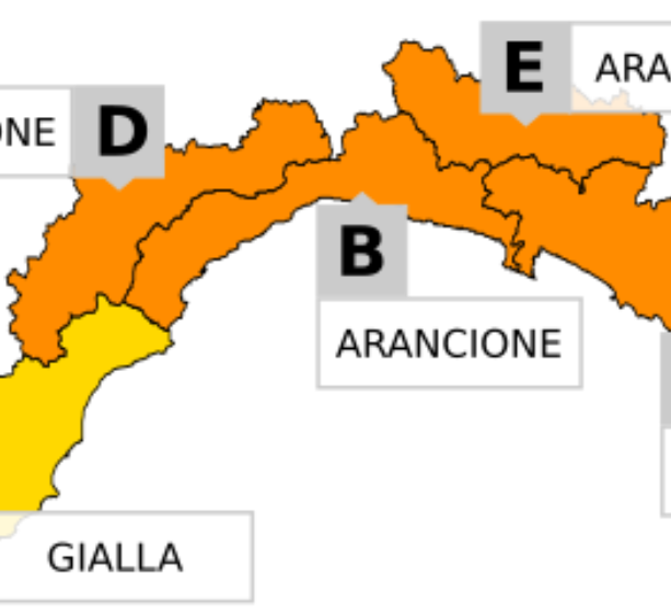 Maltempo: nuova perturbazione in arrivo, sulla nostra provincia sarà allerta gialla, arancione nel resto della Liguria