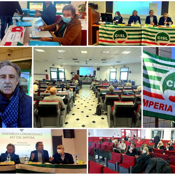 A Imperia il congresso provinciale Cisl, Bosio: “Infrastrutture primo problema della nostra provincia&quot; (Foto e Video)