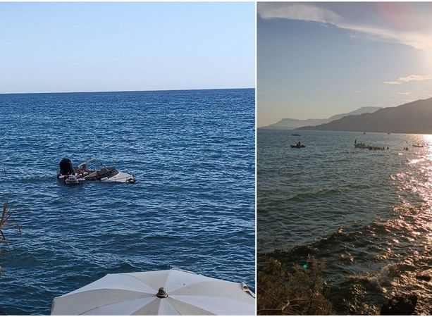 Ventimiglia, barca affonda davanti alle Calandre: momenti di terrore per i passeggeri (Foto)