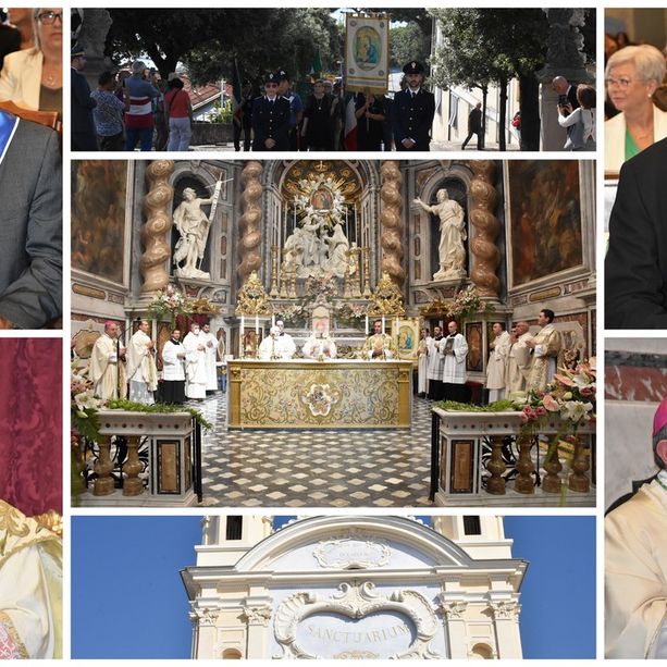 Sanremo: festa alla Madonna della Costa per i due nuovi Consoli del Mare alla presenza del Cardinal Bagnasco (Foto e Video)