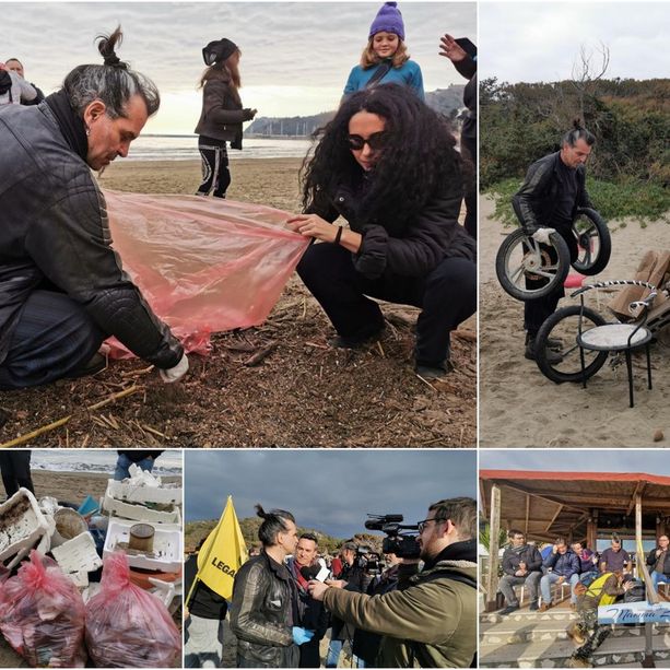 Durante la settimana del Festival, Piero Pelù pulirà una spiaggia di Sanremo per il 'Clean Beach Tour' (Foto e Video)