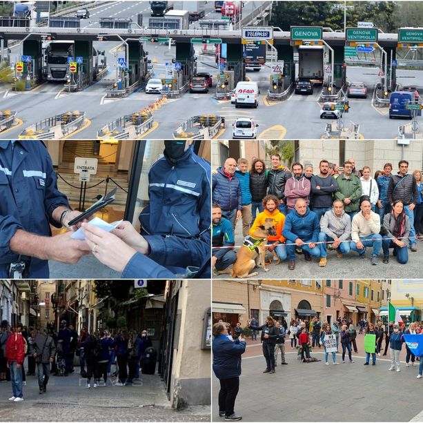 Nessun blocco al confine e nessun disagio nei servizi in provincia, la protesta ha fatto flop: un ‘green pass day’ tranquillo a Ponente (Foto)