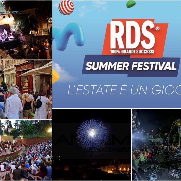 A Sanremo un’estate di musica, oltre 80 eventi in due mesi: il clou con l’RDS Summer Festival