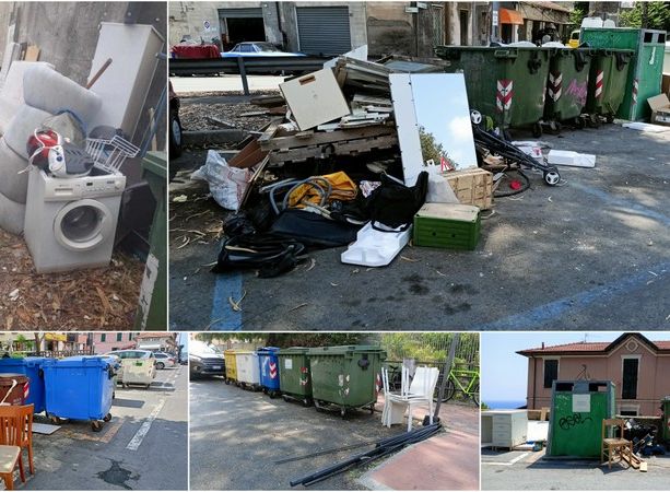 Discariche abusive in città e nelle frazioni, ruspe in azione a Ventimiglia (Foto e video)