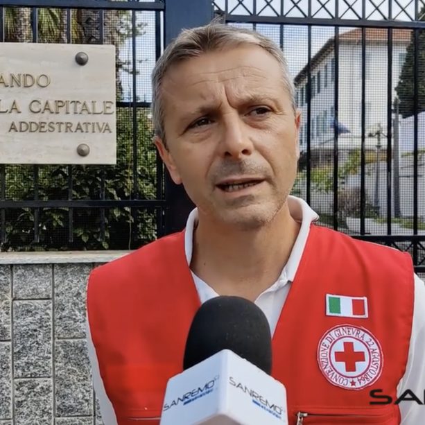 Sanremo: sono 121 i rifugiati in arrivo alla base logistica, intervista al presidente della Cri Ettore Guazzoni (Video)