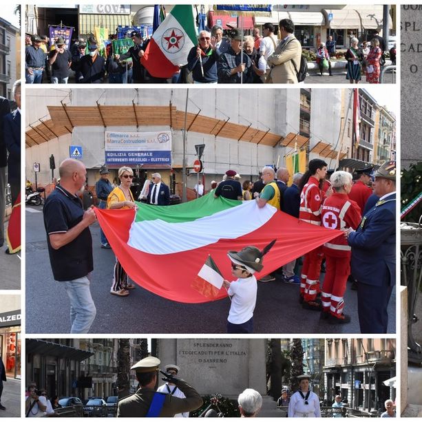 Sanremo: Festa della Repubblica con pochi presenti ma finalmente torna la sfilata in città come per il 25 aprile (Foto e Video)