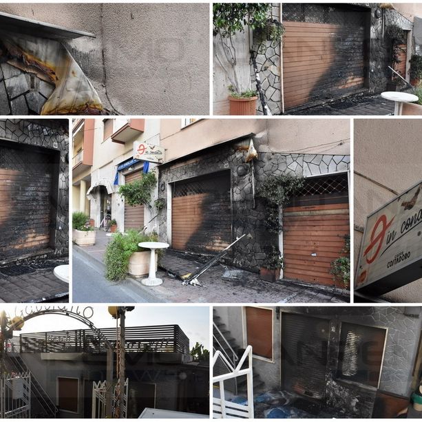 Arma di Taggia: 'Beach Bar' e 'Zero in Condotta', raid incendiario nella notte. Intervento dei VVF e indagini in corso (Foto)