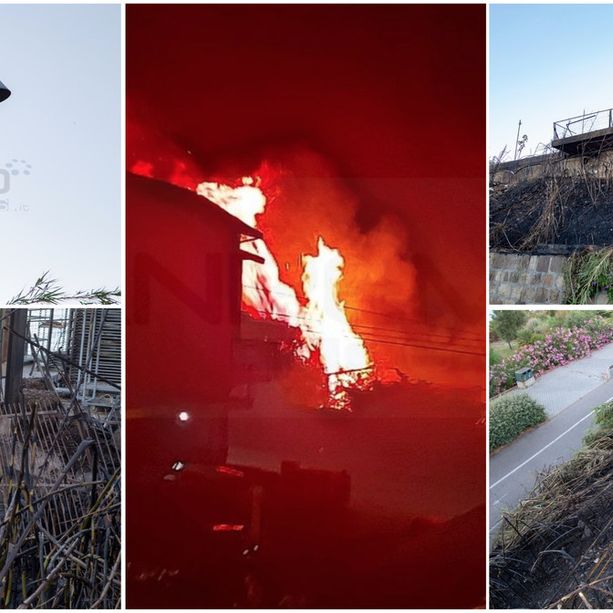 Sanremo: incendio di ieri sera alla 'Vesca', indagini in corso e una telecamera potrebbe aver ripreso tutto (Foto e Video)