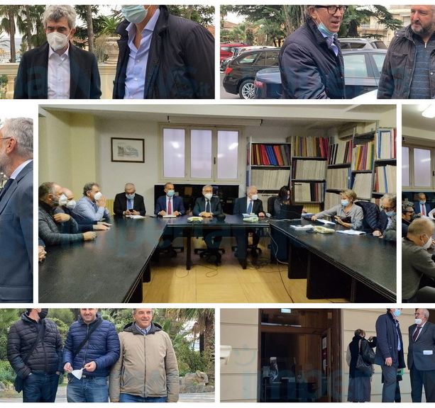Imperia: incontro Sindacati-Rt-Prefetto: ultima strada l'anticipo dalla Provincia &quot;Altrimenti meglio fallimento e cassa integrazione&quot; (Foto e Video)