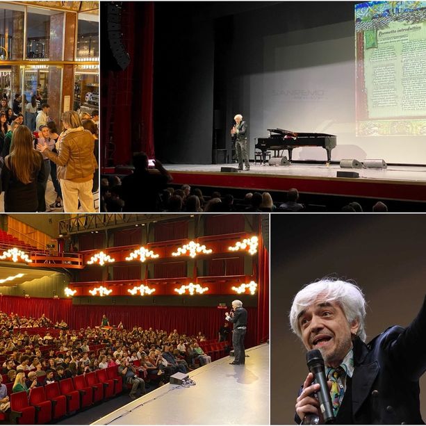 45° Premio Tenco, Morgan sale in cattedra all’Ariston davanti a 900 studenti: “Chi fa canzone è importante come chi fa il pane, è un costruttore del mondo” (foto e video)