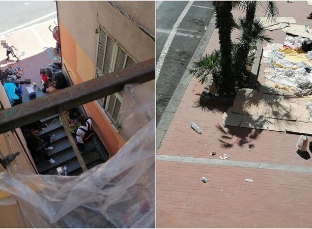 Ventimiglia, migranti accampati in strada. Scullino: &quot;Condizioni disumane, intervenire subito” (Foto)