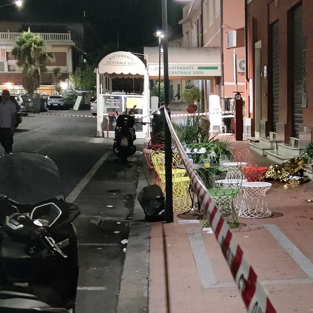 Ventimiglia: omicidio in piazza Battisti, piantonato in ospedale il colpevole e indagini in corso (Foto)