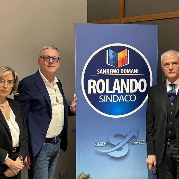 Elezioni, Gianni Rolando svela il simbolo della lista ‘Sanremo domani’: “Oggi nasce una nuova famiglia”