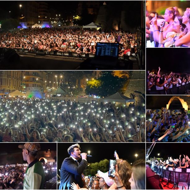 Sanremo non è una ‘città per vecchi’: in tre giorni oltre 4 mila ragazzi a Pian di Nave per i concerti di The Kolors, Aka7Even e ‘serenata trap’ (Foto)
