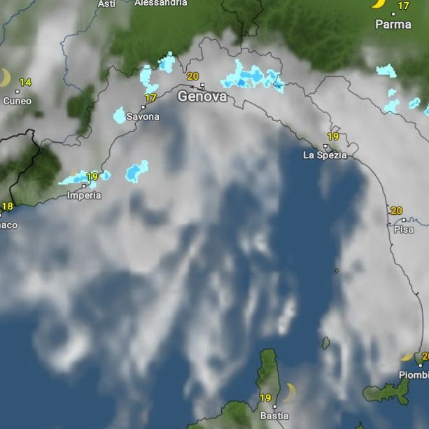 Allerta 'arancione' terminata: sulla nostra provincia pochi millimetri di pioggia, il massimo ad Apricale con 40