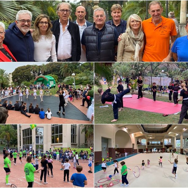 Sanremo: il parco di villa Ormond diventa la casa dei giovani sportivi (foto e video)