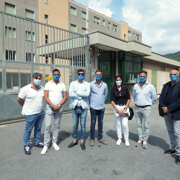 Sappe e Lega sopralluogo al Carcere di Sanremo: Lorenzo &quot;Fermi a 10 anni fa&quot; e Piana &quot;La politica può risolvere problemi strutturali&quot;