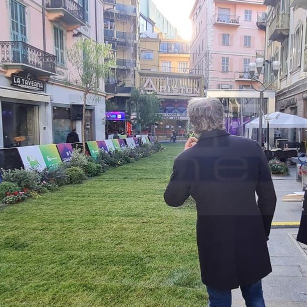 Festival di Sanremo: sopralluogo del Sindaco Biancheri e del Comandante Frattarola nel centro città (Foto)