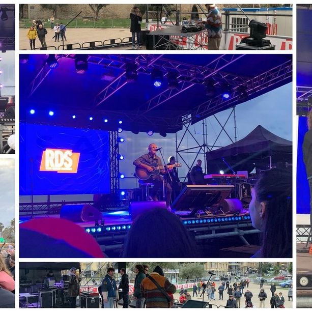 Sanremo: tutto pronto a Pian di Nave per il Capodanno in piazza di stasera, poco fa il sound check (Foto e Video)