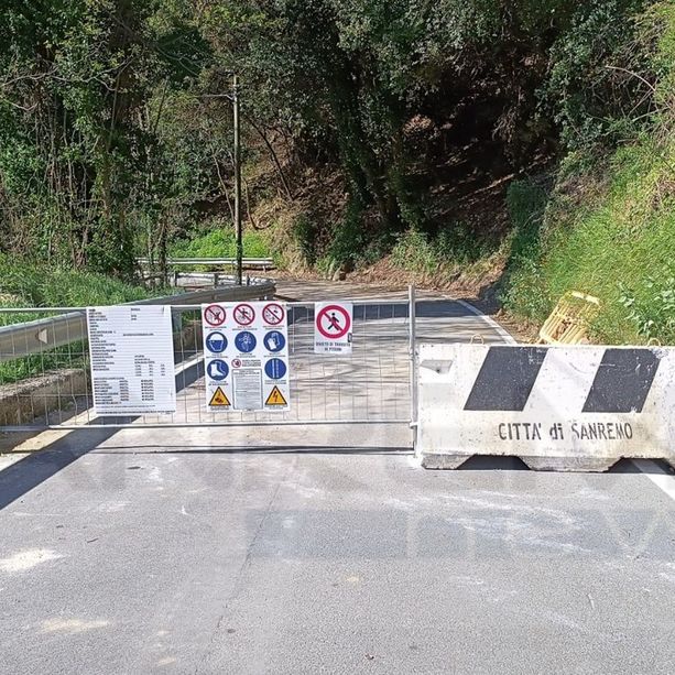 Sanremo: da oggi apertura dalle 17 alle 9 del mattino per la strada che porta a San Romolo
