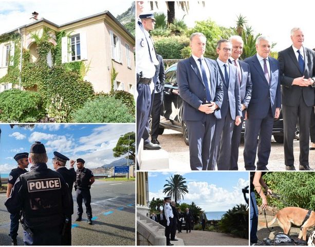 Cooperazione migratoria e transfrontaliera, vertice Italia-Francia a Mentone: controlli serrati in frontiera (Foto e video)