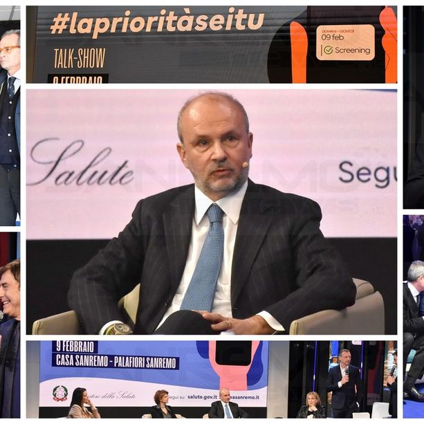 Il Ministro Schillaci a 'Casa Sanremo' per parlare di prevenzione &quot;Puntiamo molto sullo screening&quot; (Foto e Video)