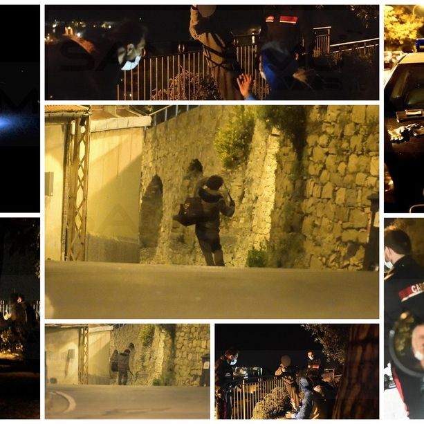 Sanremo: ubriaco cammina con un coltello da 30cm in mezzo alla strada, fermato dai Carabinieri (Foto)