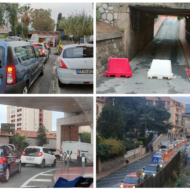 Imperia: lavori ciclabile, incubo viabilità. Cittadini e commercianti di via Trento esasperati: &quot;Eliminati i parcheggi, il comune ha violato gli accordi&quot; (foto e video)
