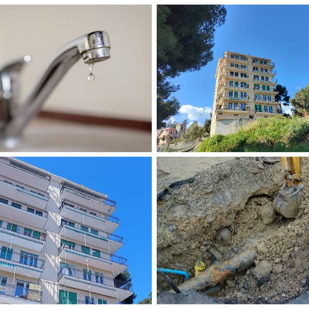 Imperia, intero stabile senz'acqua da oltre due settimane, residenti indignati: &quot;Impossibile vivere così. Ora dobbiamo anche pagare di tasca nostra un idraulico&quot;