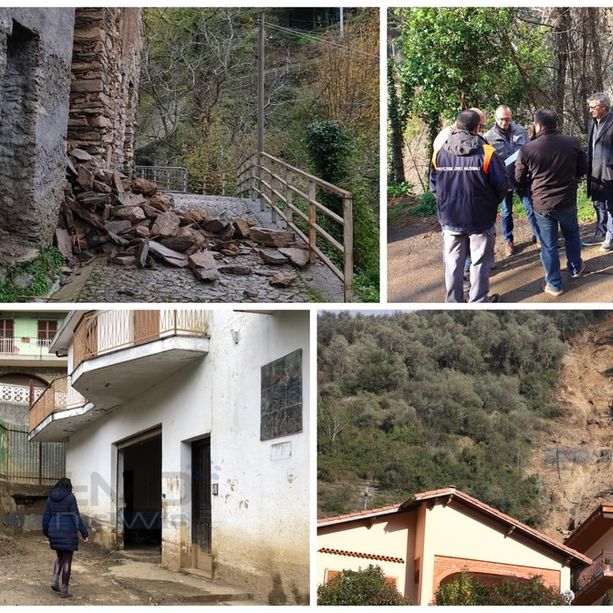 Danni per oltre un milione e 500mila euro in Valle Argentina: sopralluogo della Commissione governativa a Montalto Carpasio e Badalucco (Foto e Video)