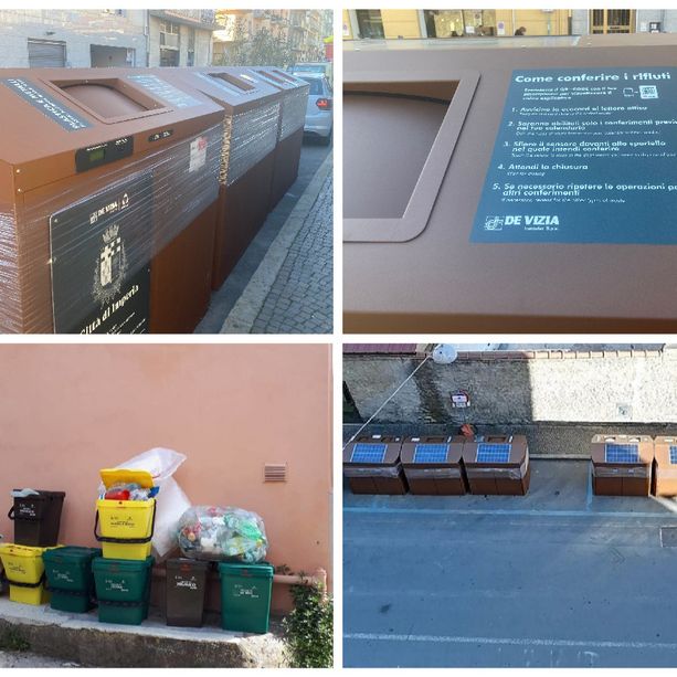 Imperia, posizionate le isole ecologiche: a gennaio partirà il nuovo servizio e 'addio' ai mastelli in centro (foto)