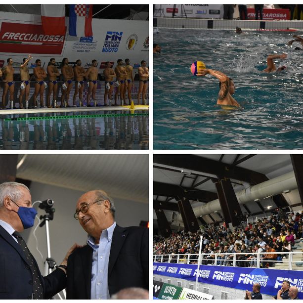 Imperia in festa per la grande pallanuoto: alla 'Cascione' c’è Italia-Croazia (foto e video)