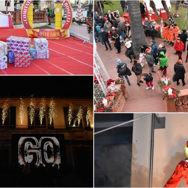 Arma di Taggia: accese le luci a Villa Boselli, la 'Festa di Natale' ha inizio e domani arriva Santa Claus (Foto e Video)