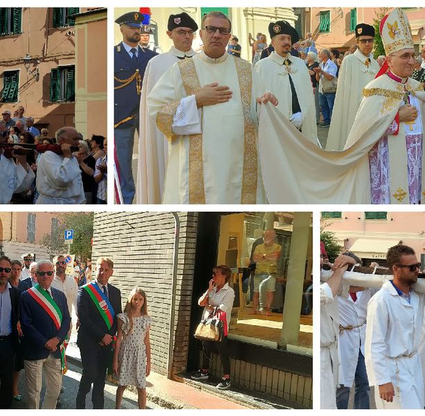 Oneglia in festa, centinaia di fedeli alla processione di San Giovanni Battista (foto e video)