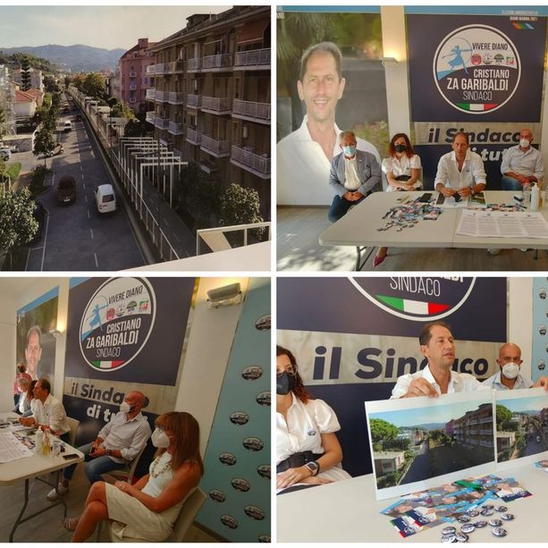 Elezioni a Diano Marina, Za Garibaldi presenta il programma: “Non faremo il Palazzetto sul Molo delle tartarughe” (foto e video)