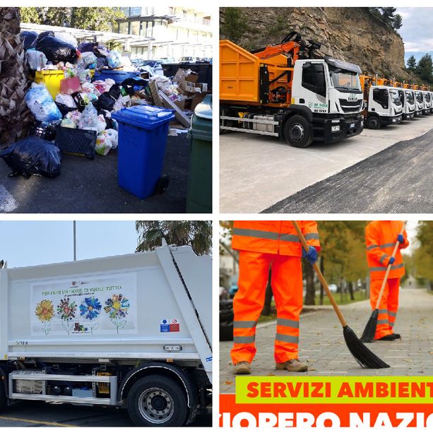 Raccolta rifiuti: oggi sarà un 'lunedì nero' anche in provincia di Imperia per lo sciopero dei netturbini
