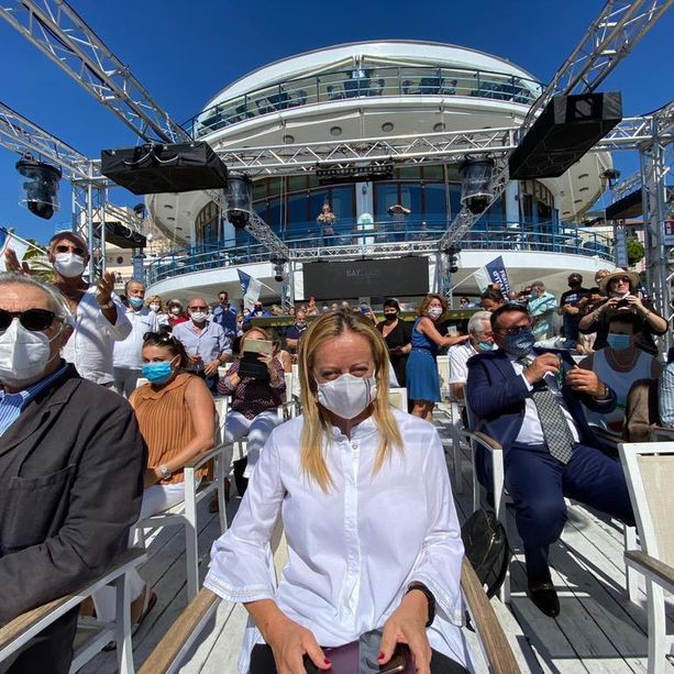 Elezioni regionali: Giorgia Meloni da Sanremo lancia la campagna dei candidati della provincia di Imperia &quot;Puntiamo a ruolo crescente nella prossima giunta Toti&quot;
