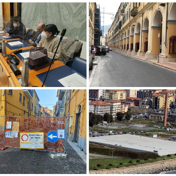 Imperia, raffica di interrogazioni su lavori alla Fondura, portici di via Bonfante e depuratore cittadino