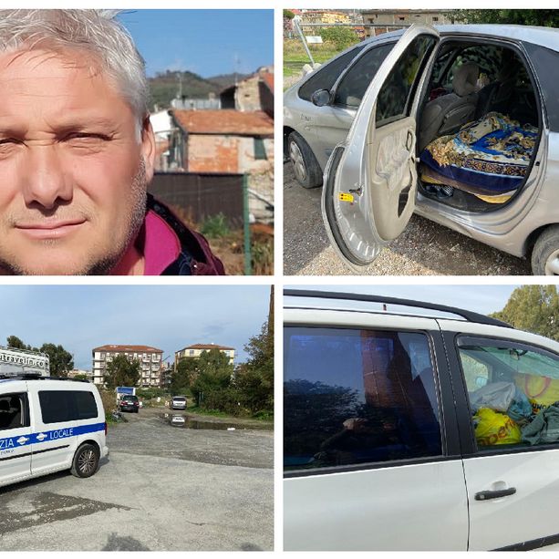 Imperia, la Municipale allontana i senzatetto dalle ex Ferriere. Gagliano: “Auto e roulotte basi logistiche dell'ondata di furti” (foto)