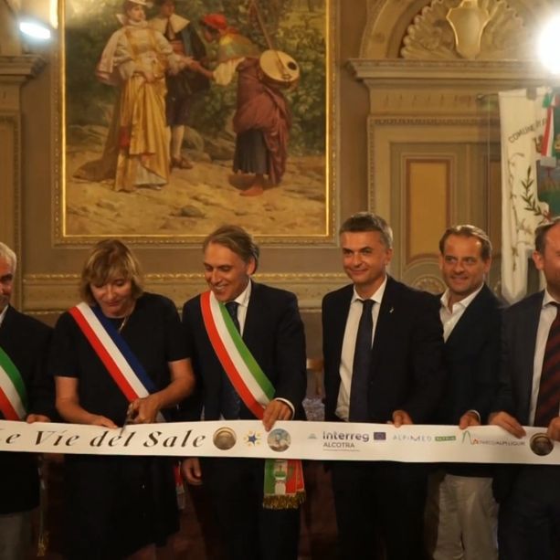 Pieve di Teco, inaugurazione 'simbolica' delle vie del Sale. Alessandri: &quot;Alta valenza storica, culturale e anche per la salute&quot; (foto e video)