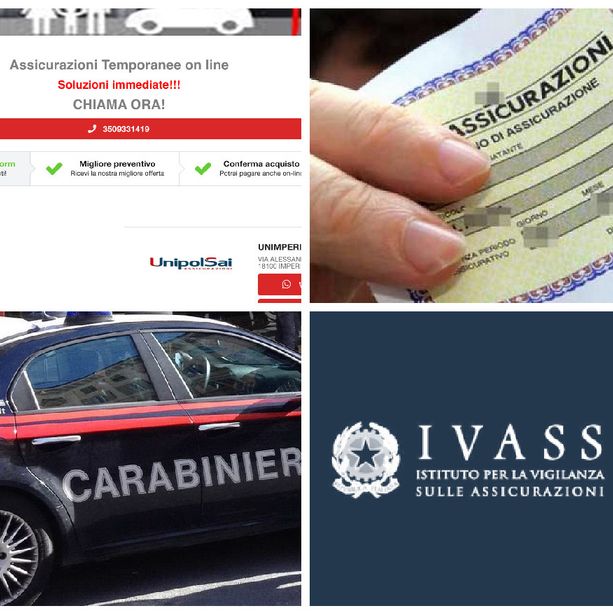 Imperia, Rc auto: usano i dati di una agenzia assicurativa di Imperia per truffare i clienti con falso sito web. Denuncia ai carabinieri