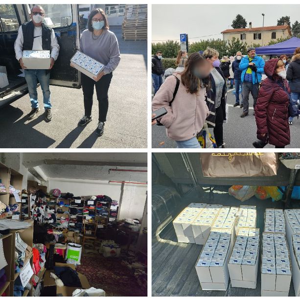 Imperia, continua l’impegno per l’emergenza profughi. Sabato in piazza Roma distribuzione di latte e materiale scolastico (foto)