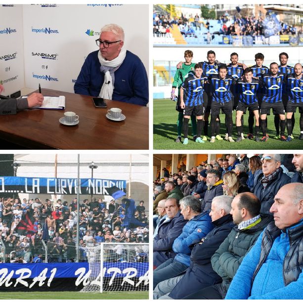 Imperia, oggi è la giornata dell’orgoglio neroazzurro. Daniele Ciccione: “Tutti uniti per raggiungere la salvezza” (videointervista)