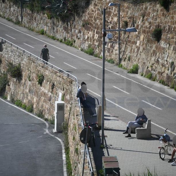 Sanremo: ieri caldo, sole e tutti sulla ciclabile, ma non sempre si rispettano le distanze di sicurezza (Foto)