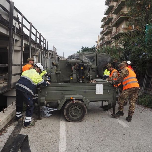 Arma di Taggia: Park 24, dalla prossima settimana via allo svuotamento del piano allagato