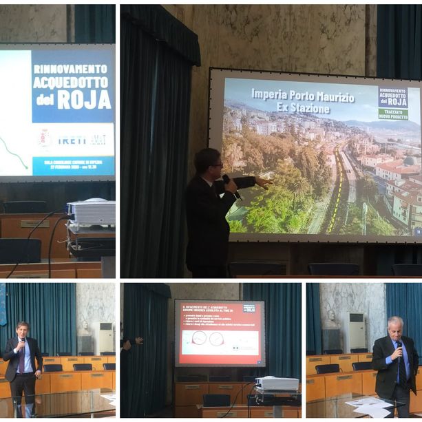 Imperia: presentato il progetto del primo lotto del nuovo acquedotto, Scajola &quot;Problema idrico in provincia enorme&quot; (foto e video)