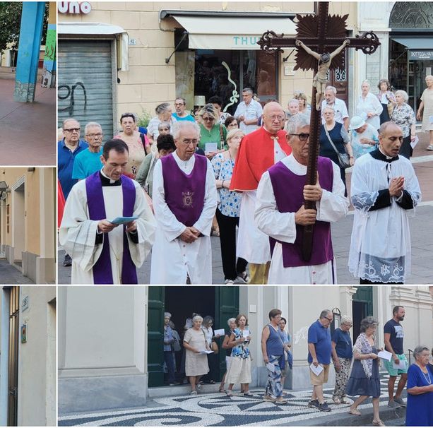 A Imperia non piove da mesi, il parroco prega per la pioggia (foto e video)