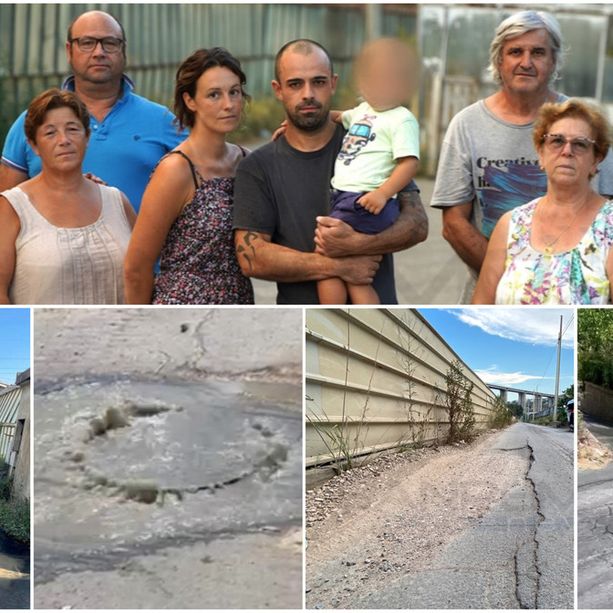 Sanremo: ennesima perdita d'acqua, i residenti di strada vicinale Valle Armea &quot;Adesso basta, vogliamo delle risposte&quot; (foto e video)