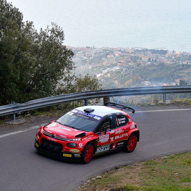 69° Rallye Sanremo: dopo tre speciali, Andrea Crugnola ed Elia Ometto davanti a tutti (foto)